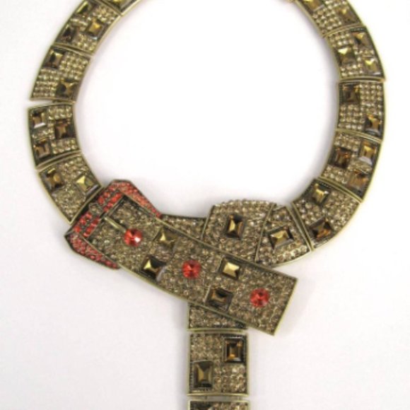 OSCAR DE LA RENTA Buckle Necklace - Picture 2 of 8